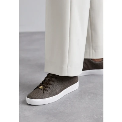 Afbeelding van Michael Kors Keaton LACE UP Sneakers laag, Dames, Maat: 39, Brown Schoenen