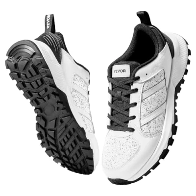 Image de VEVOR Chaussures de Cross training Baskets Course Pointure US 13 Largeur M Blanc