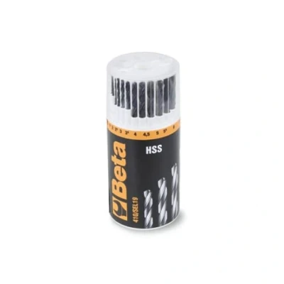 Afbeelding van Beta 19 delige metaal spiraalboren set in koker. gewalst HSS 1 tot 10mm per 0.5mm