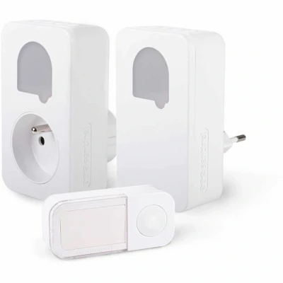 Afbeelding van Chimes SCS SENTINEL SONE DUO Draadloos en batterijloos Set van 2 Bereik 150+50 meter ...