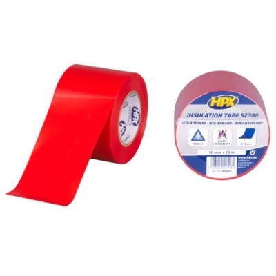 Afbeelding van Isolatietape rood 50mm 20meter
