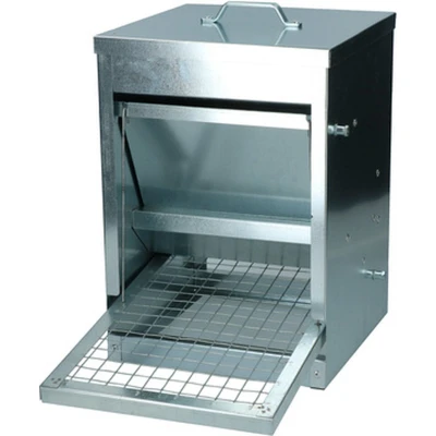 Afbeelding van Pluimvee voerbak mechanisch metaal 5 kg