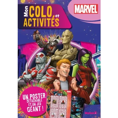 Image de Marvel Mon colo et activités + poster (Les Gardiens de la galaxie) un détachable jeu géant !