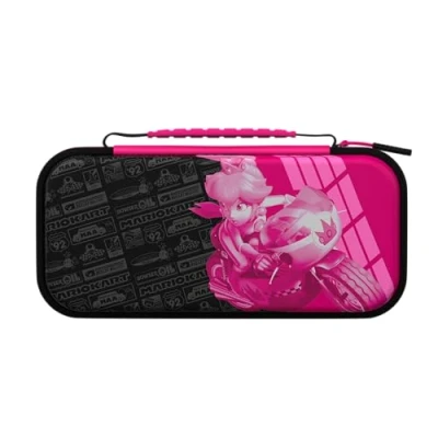 Image de Etui de voyage Pdp Plus Glow Peach Grand Prix pour Nintendo Switch Lite et Modèle OLED