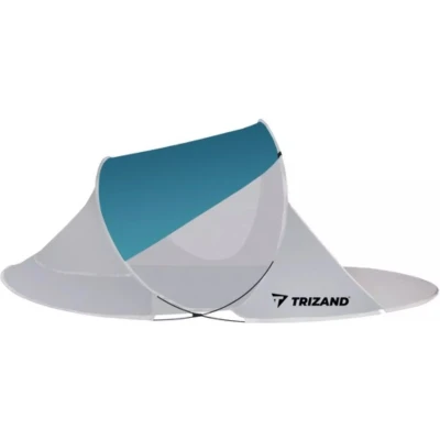Afbeelding van Trizand Strandtent 220x120x90cm turquoise grijs