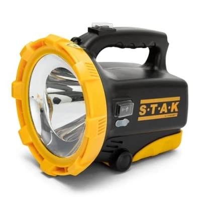 Afbeelding van Professionele koplamp, oplaadbaar, 20 W, LED, CREE XHP 1600 lumen. Waterdicht IP43. Zichtbare straal op 1,5 km. Powerbank. Rood knipperlicht. Met accessoires.