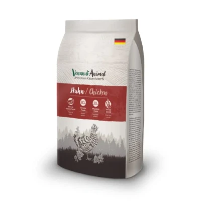 Afbeelding van 1,5kg Venandi Animal Kip Kattenvoer droog
