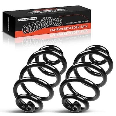 Afbeelding van Frankberg 2 x ophangveren achteras, compatibel met 3 serie E46 Cabriolet 2000 2005, Touring stationwagen 1999 vervanging # 33536750756