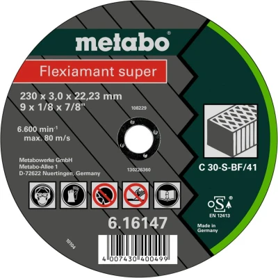 Afbeelding van Metabo 616303000 Doorslijpschijf gebogen 25 stuk(s)