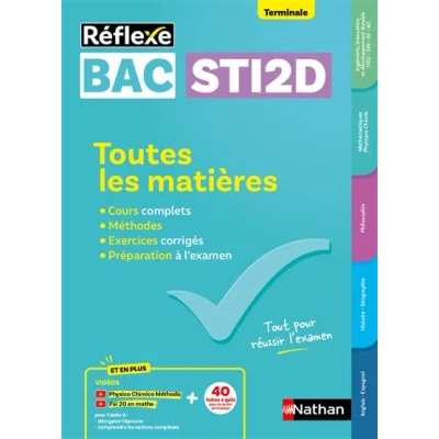 Image de Toutes les matières Bac STi2D Terminale Réflexe N 22