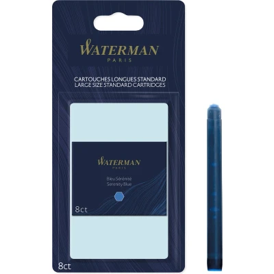 Afbeelding van Inktpatroon Waterman internationaal Florida blauw blister à 8 stuks