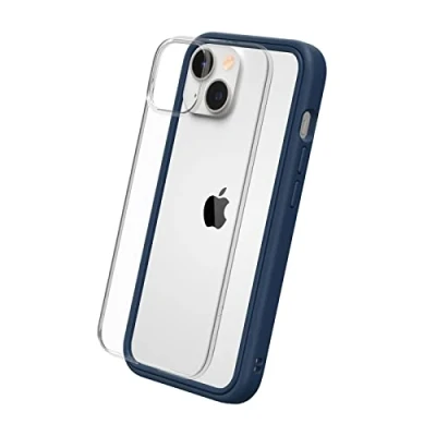 Afbeelding van RHINOSHIELD Hoesje compatibel met [iPhone 14] Mod NX personaliseerbare dunne bescherming schokabsorberende technologie [BPA vrij] marineblauw