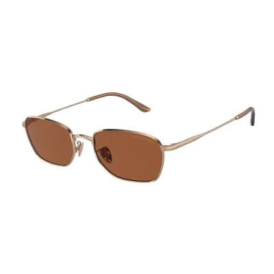 Afbeelding van Giorgio Armani Zonnebril rosegold coloured, Dames, Maat: 52, Rose gold coloured