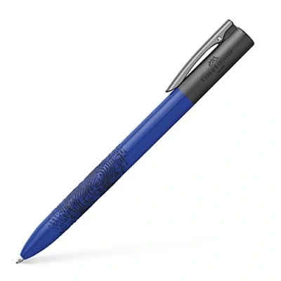Afbeelding van balpen Faber Castell WRITink Print blauw