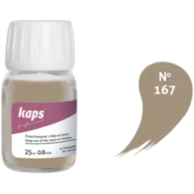 Afbeelding van Kaps super color leer &amp; kunstleer verf inc.cleaner (167) Donker Beige 25ml