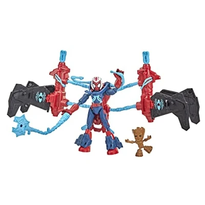 Image de Figurine Spiderman Bend and Flex Space Mission Jet