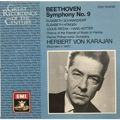 Afbeelding van Beethoven: Symphony no 9 / Karajan, Schwarzkopf, Vienna PO