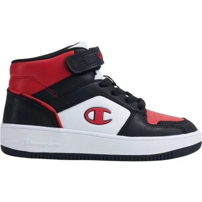 Afbeelding van Champion Rebound 2.0 MID Unisex Basketbalschoenen voor kinderen, Maat: 30, Black/red/white Pu