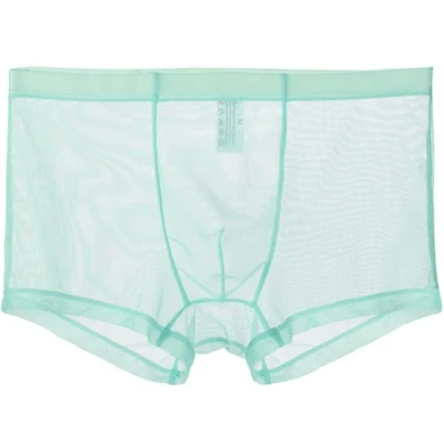 Afbeelding van lclvld sexy boxershorts voor heren, transparant, ondergoed, Lichtblauw