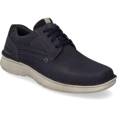 Afbeelding van Josef Seibel ALAN Sportieve veterschoenen, Heren, Maat: 44, Indigo Leer