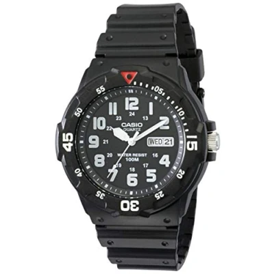 Image de Casio Montre analogique pour Homme A2072, Noir, Sangle