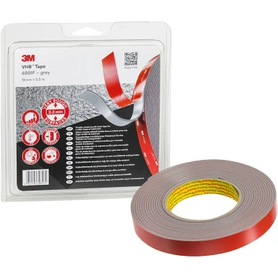 Image de 3M VHB 4991F ruban adhésif gris, 19 mm x 5,5 m, 2,3 sous blister 7100123358