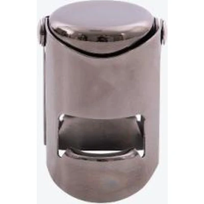 Afbeelding van Point Virgule Champagnestop Uit Rvs Metallic Zwart
