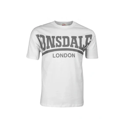 Afbeelding van Lonsdale Normale YORK Tshirt print, Heren, Maat: Large, White
