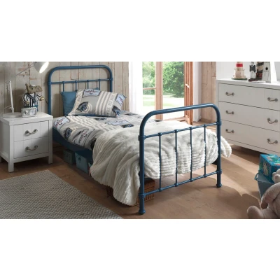 Afbeelding van Bed New York 90 x 200 cm blauw