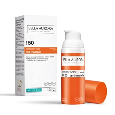 Afbeelding van Anti Bruine vlekken Zonnebrandcrème Spf 50 Bella Aurora 3113