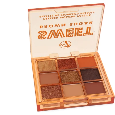 Afbeelding van W7 Pressed Pigment Oogschaduw Palette Sweet Brown Sugar