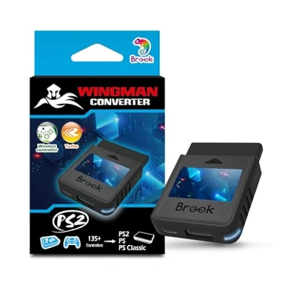 Afbeelding van Brook Wingman PS2 converter draadloze versie van PS4/3 naar PS2/1, retro consoleconverter op klassieke PS2/PS1/PS consoles, voor PS consoles