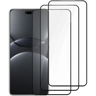 Afbeelding van Cadorabo 3x Screenprotector geschikt voor Huawei NOVA 13 Pro Beschermende Pantser Film in KRISTALHELDER Getemperd (Tempered) Display beschermend glas 9H hardheid met 3D Touch