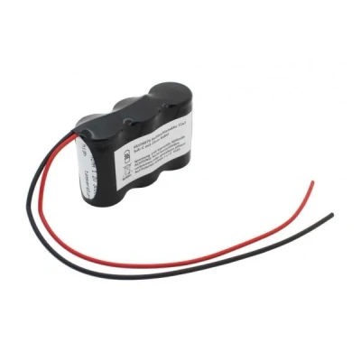 Afbeelding van Noodverlichting batterij NiMH 3.6V 3000mAh F1x3 Sub C met 200 mm kabel aan één zijde