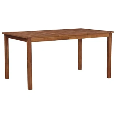 Afbeelding van Tuintafel 150x90x74 cm massief acaciahout