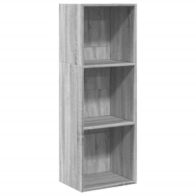 Image de vidaXL Bibliothèque sonoma gris 40x30x114 cm bois d&#039;ingénierie857872