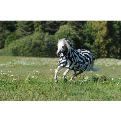 Afbeelding van Bucas Buzz Off Full Neck Zebra 120/160 Agradi.be