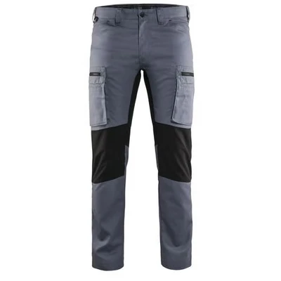 Image de Pantalon services stretch gris/noir