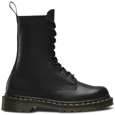 Afbeelding van Dr. Martens 1490 10 EYE Virginia Veterboots, Dames, Maat: 41, Black Leer