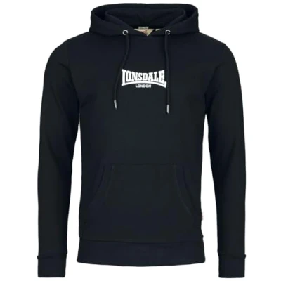 Afbeelding van Lonsdale Beetham Hoodie, Heren, Maat: Large, Black
