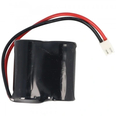 Afbeelding van Batterij voor noodlicht NiMH 2.4V 4000mAh F1x2 Baby C met 150 mm kabel en stekker vervangt Zumtobel 00072882