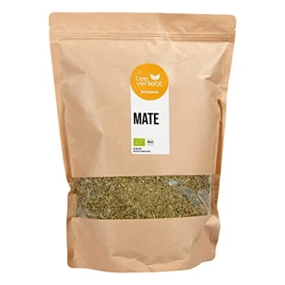 Afbeelding van Fruteg Bio Mate thee, 1000 g, biologische thee uit gecontroleerde teelt, verse, verkwikkende theemix, biologisch groene g