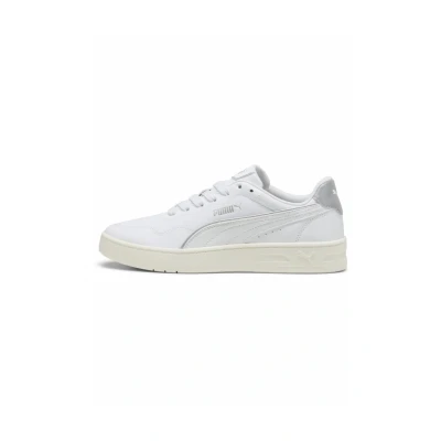Afbeelding van Puma Sneaker Sneakers laag, Dames, Maat: 37, White white/gold Kunststof/ textiel