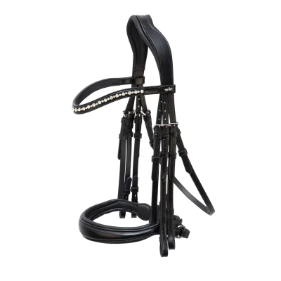 Image de Schockemöhle Ensemble Bride Milton Noir/Argent Full