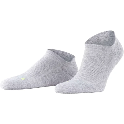 Afbeelding van Falke COOL KICK Unisex Anatomical Plush SOLE Enkelsokken, Maat: 46/48, Light grey