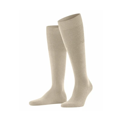 Afbeelding van Falke Airport KH Kniekousen, Heren, Maat: 43/44, Beige mel