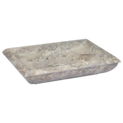 Afbeelding van Gootsteen 50x35x10 cm marmer grijs