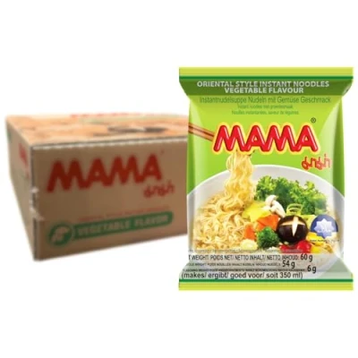 Afbeelding van MAMA Instant Noedels Groente 30x60gr 60.00 g