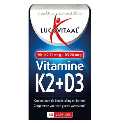 Afbeelding van Lucovitaal Vitamine K2 + D3 Capsules