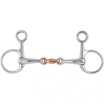 Afbeelding van Shires Bauchertrens Bit Koperen Schakel RVS 15cm